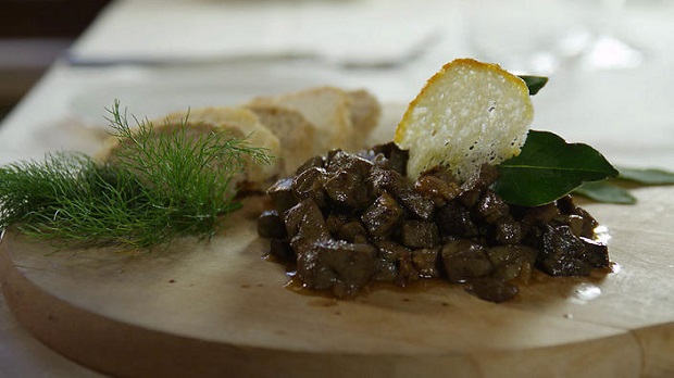 Sauteed Lamb Offal Coratella Di Agnello Tln