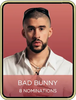 Bad Bunny as a nominee