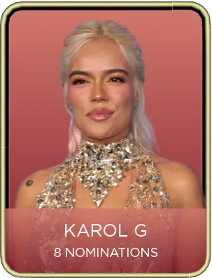 Karol G as a nominee