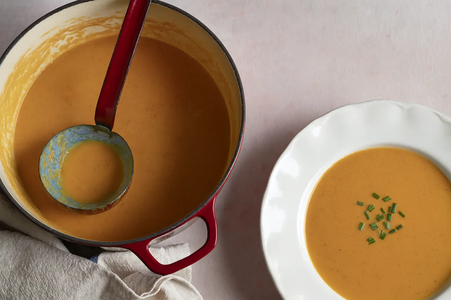 Spicy Red Lentil Soup - Gino D'Acampo