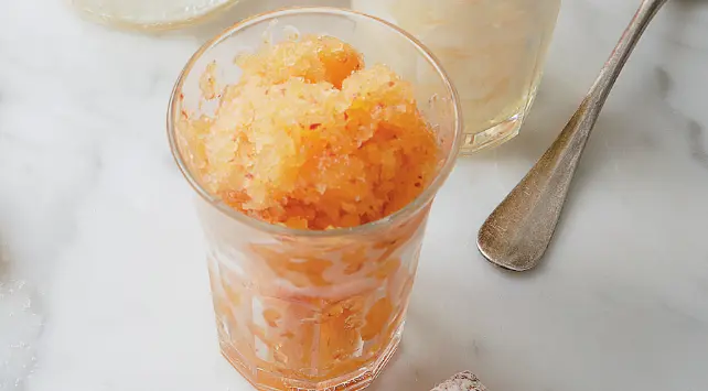 Peach Granita